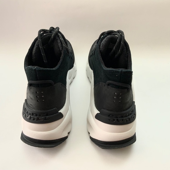 Sorel Kinetic Caribou Black Suede Boot Sneakers Waterproof Leather Winter Boot 8 - Picture 14 of 16